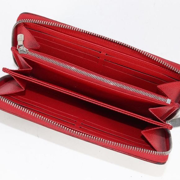 Louis Vuitton Zippy Wallet Epi Leather Navy Red Long Wallet Handbag - Picture 2 of 3